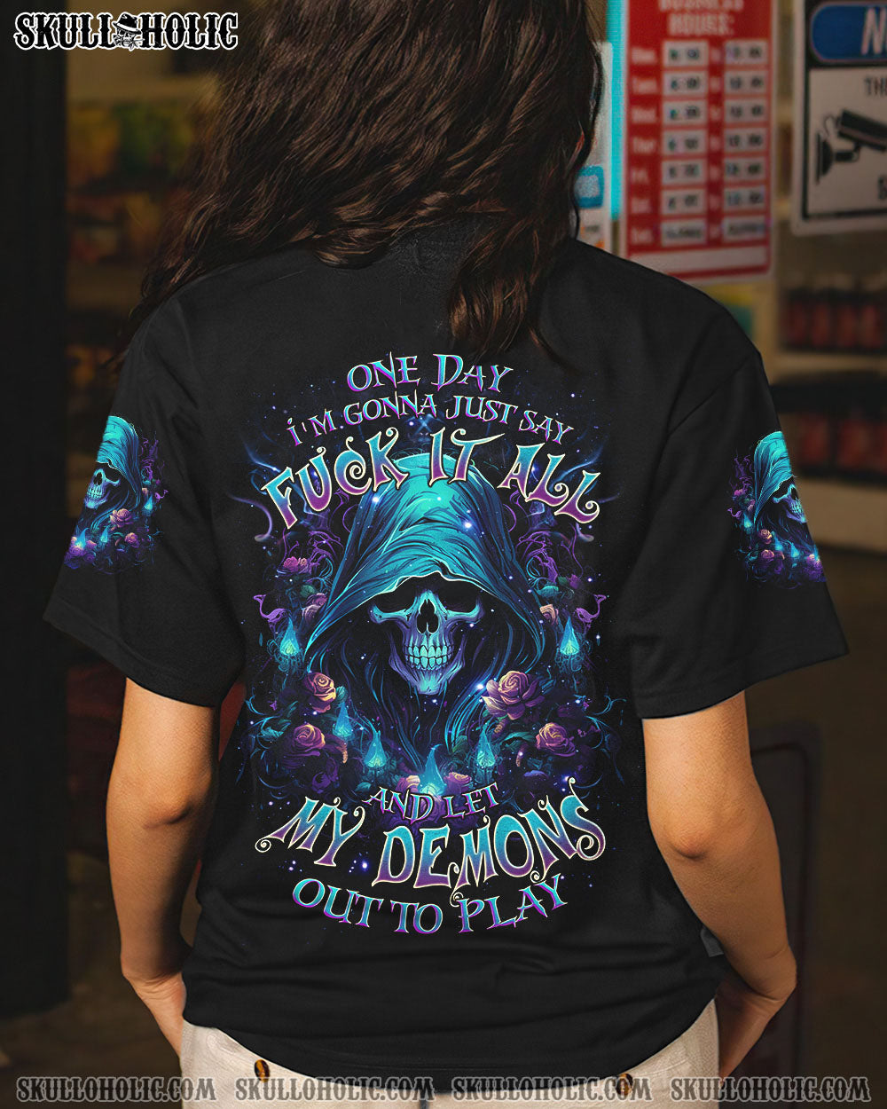 ONE DAY I’M GONNA JUST SAY REAPER ROSE ALL OVER PRINT – TLNZ1203245