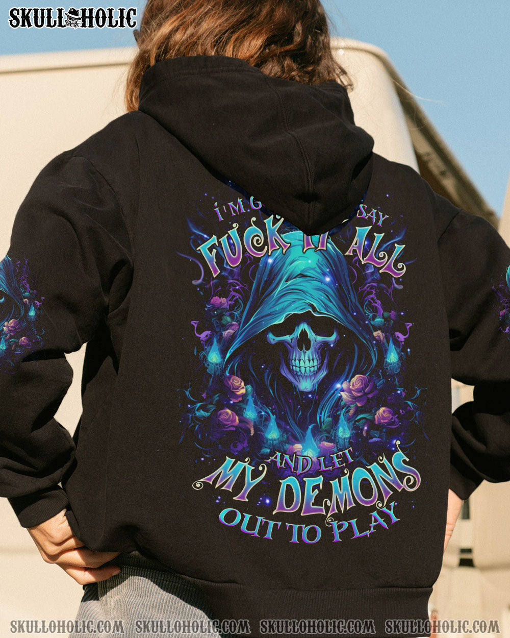 ONE DAY I’M GONNA JUST SAY REAPER ROSE ALL OVER PRINT – TLNZ1203245