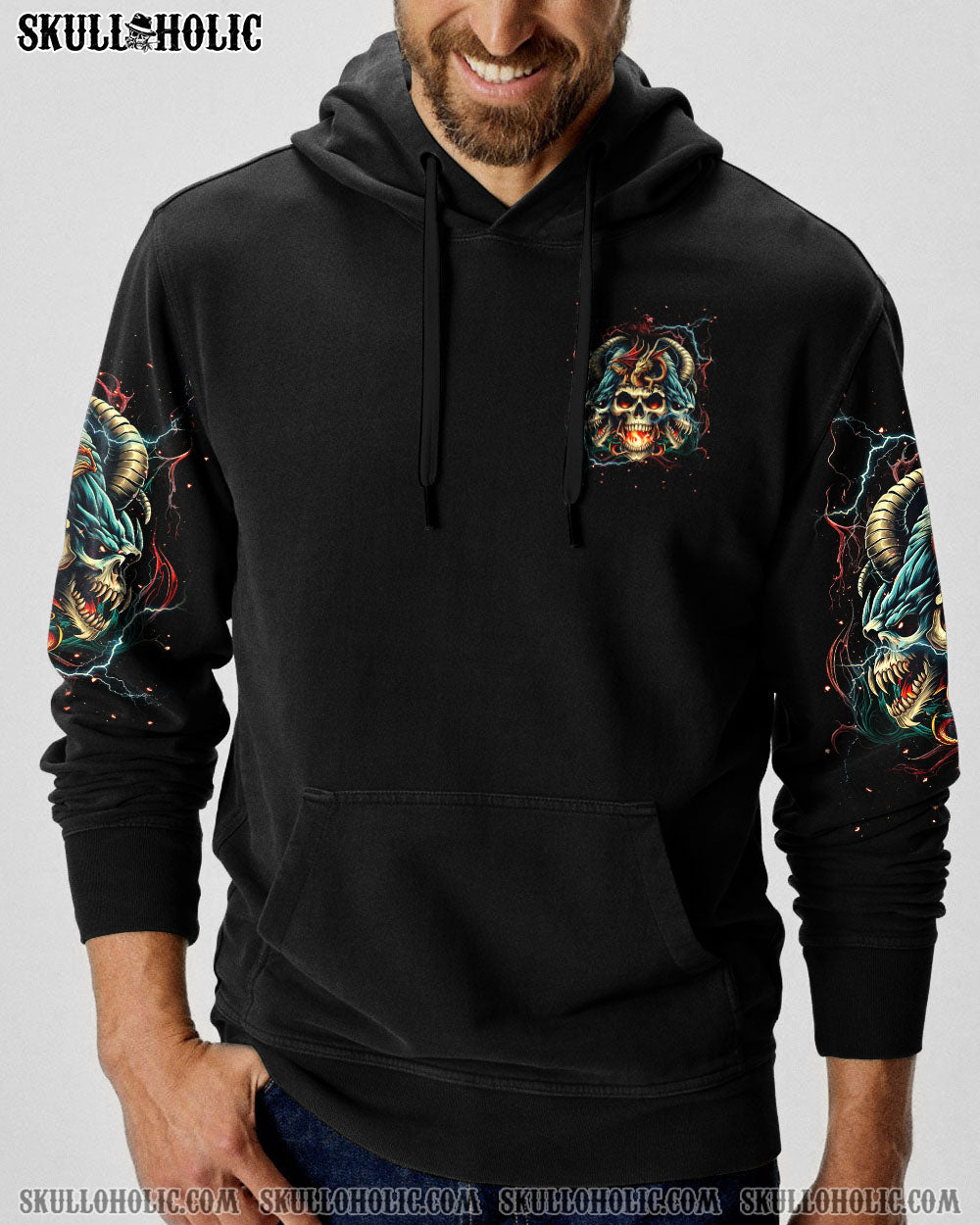 ONE DAY I’M GONNA JUST SAY SKULL DRAGON ALL OVER PRINT – TLNT2606242