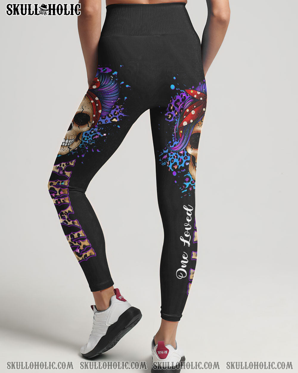 ONE LOVED MAMA PURPLE MESSY BUN ALL OVER PRINT – TLTR2402234