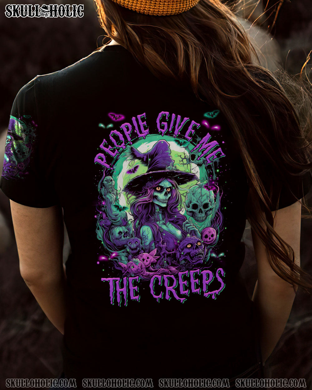 PEOPLE GIVE ME THE CREEPS WITCH HALLOWEEN ALL OVER PRINT – TLTR0908233