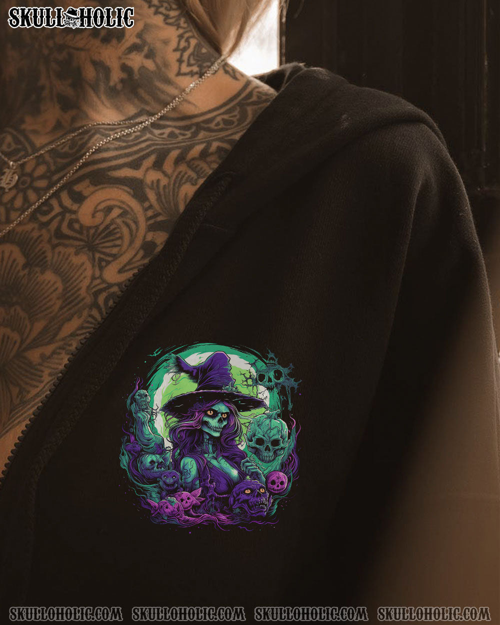 PEOPLE GIVE ME THE CREEPS WITCH HALLOWEEN ALL OVER PRINT – TLTR0908233