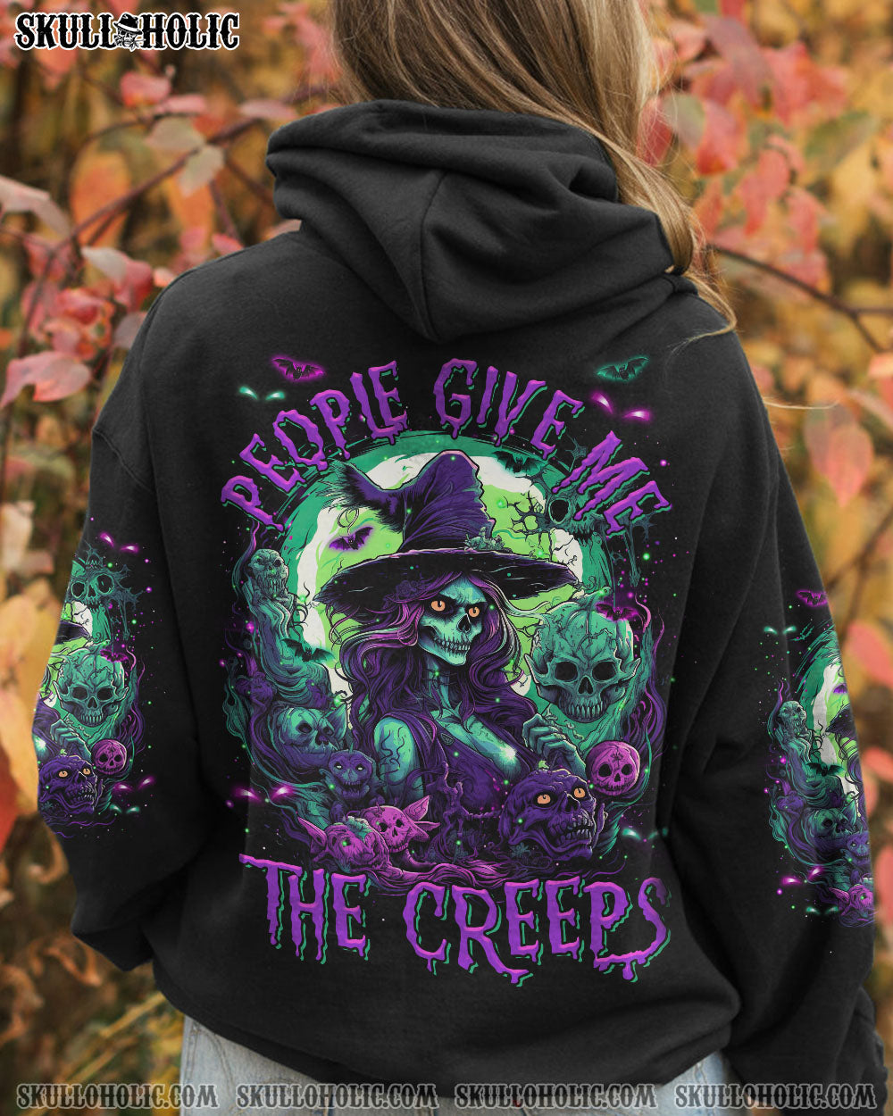 PEOPLE GIVE ME THE CREEPS WITCH HALLOWEEN ALL OVER PRINT – TLTR0908233