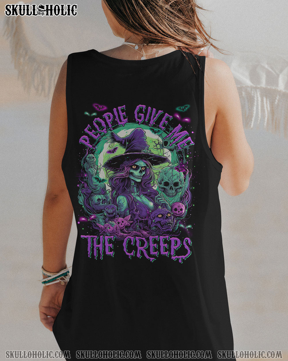 PEOPLE GIVE ME THE CREEPS WITCH HALLOWEEN ALL OVER PRINT – TLTR0908233