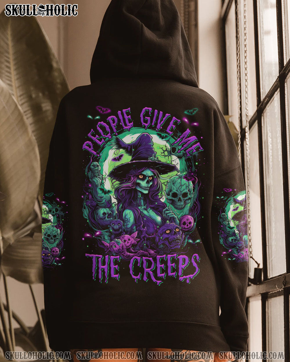 PEOPLE GIVE ME THE CREEPS WITCH HALLOWEEN ALL OVER PRINT – TLTR0908233