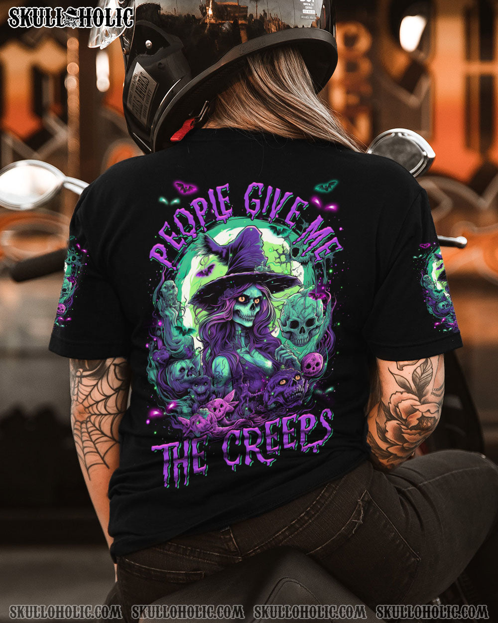 PEOPLE GIVE ME THE CREEPS WITCH HALLOWEEN ALL OVER PRINT – TLTR0908233