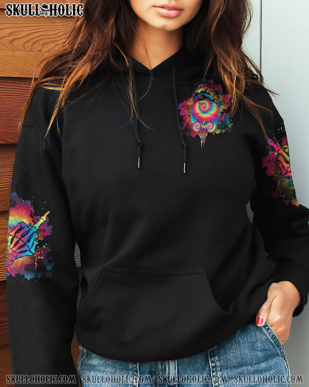 PISS ME OFF AGAIN TIE DYE MESSY BUN ALL OVER PRINT – TLNO2302231
