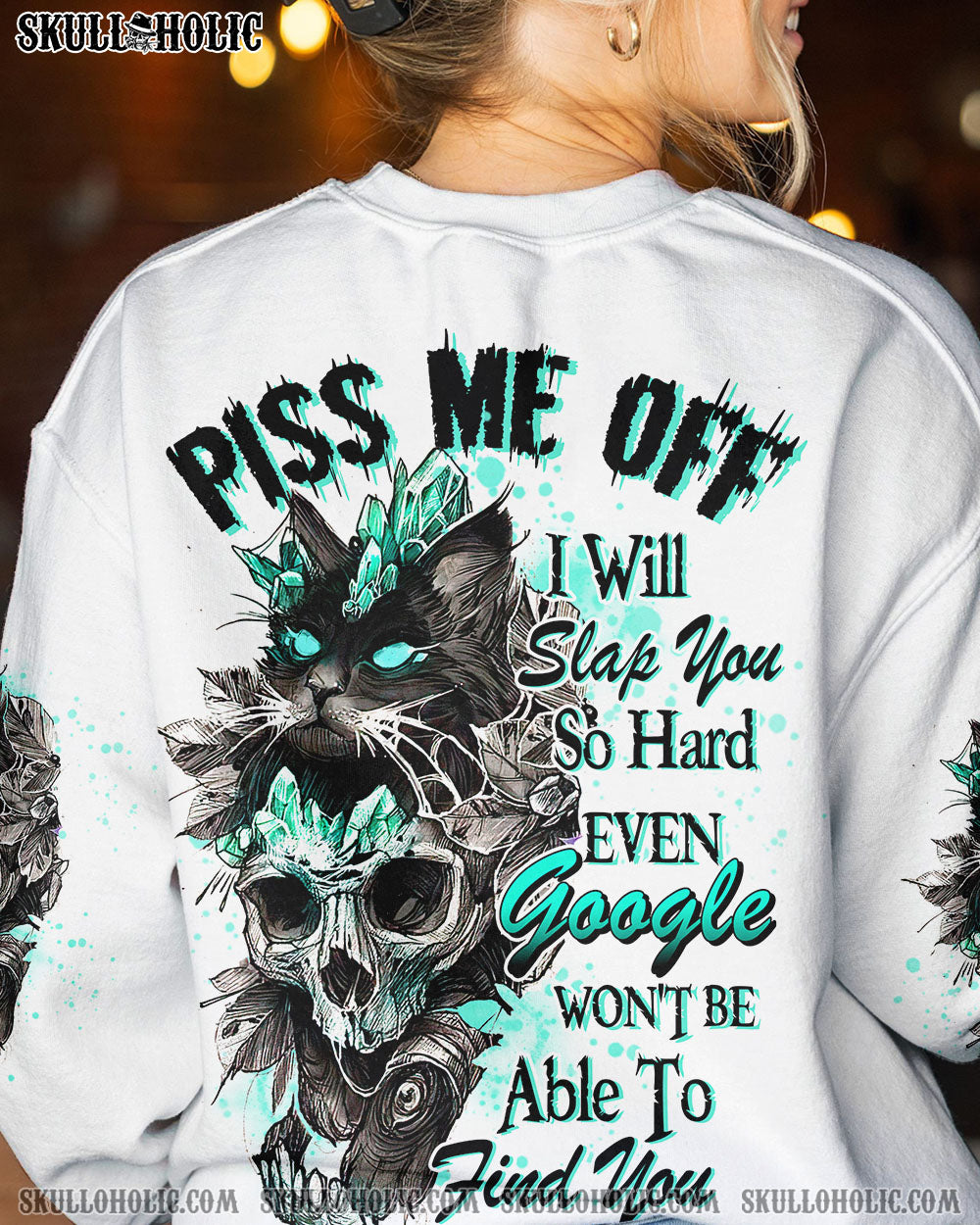 PISS ME OFF BLACK CAT SKULL ALL OVER PRINT – TLTW2312223