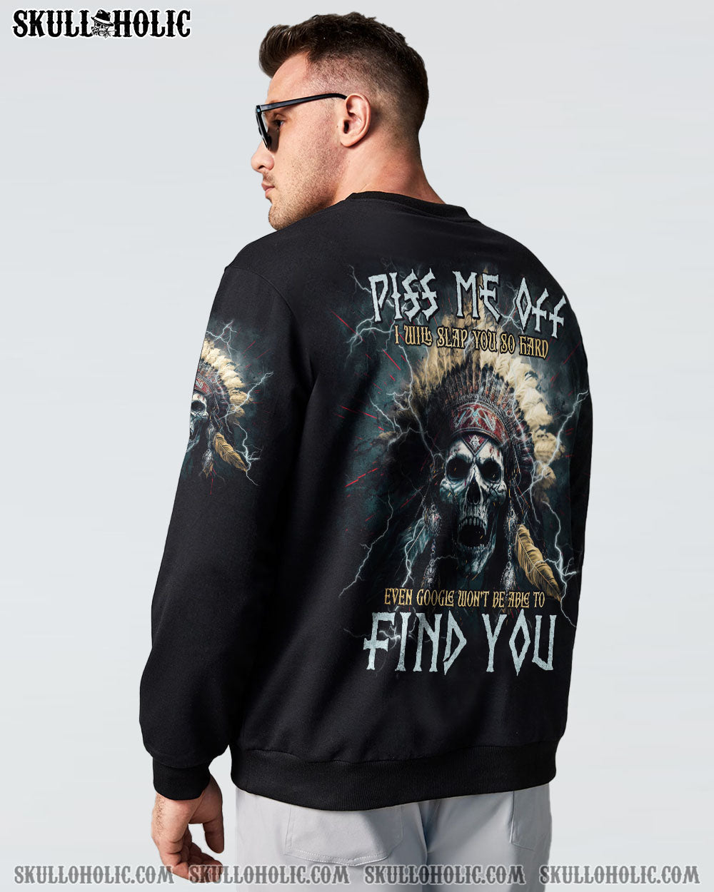 PISS ME OFF NATIVE SKULL ALL OVER PRINT – TLTM0202232