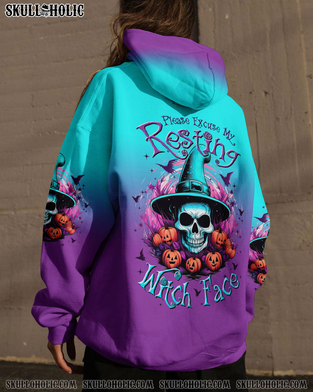 RESTING WITCH FACE HALLOWEEN ALL OVER PRINT – TLTW2407235