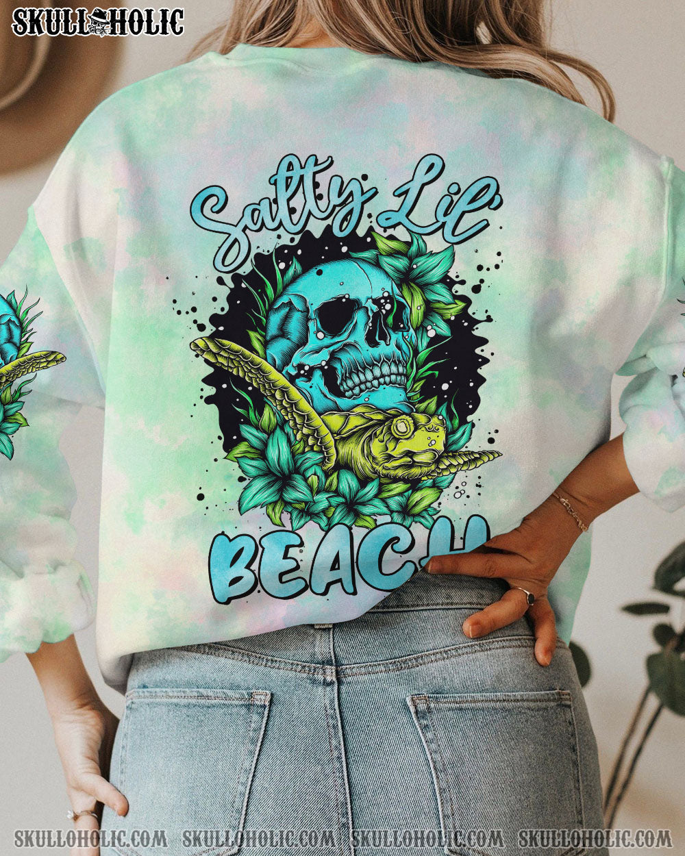 SALTY LIL’ BEACH SKULL TURTLE ALL OVER PRINT – TLTR2710221