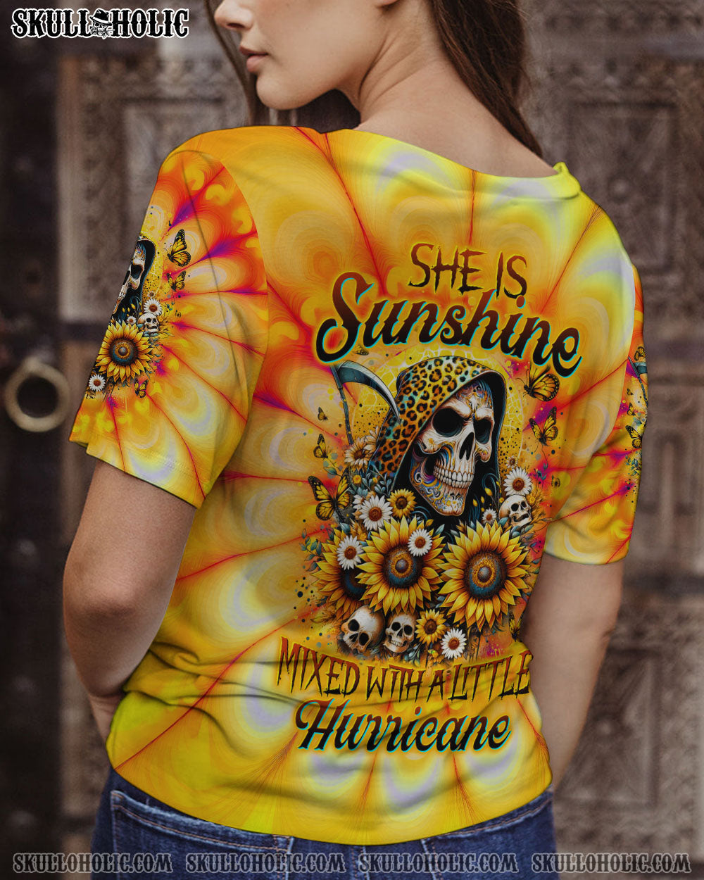 SHE IS SUNSHINE LEOPARD REAPER ALL OVER PRINT – TLTW2011235