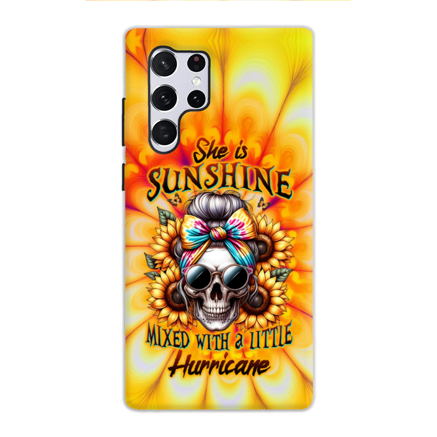 SHE IS SUNSHINE SKULL TIE DYE PHONE CASE – TLTW0711231