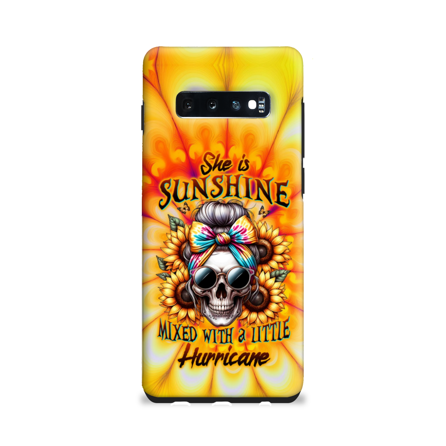 SHE IS SUNSHINE SKULL TIE DYE PHONE CASE – TLTW0711231