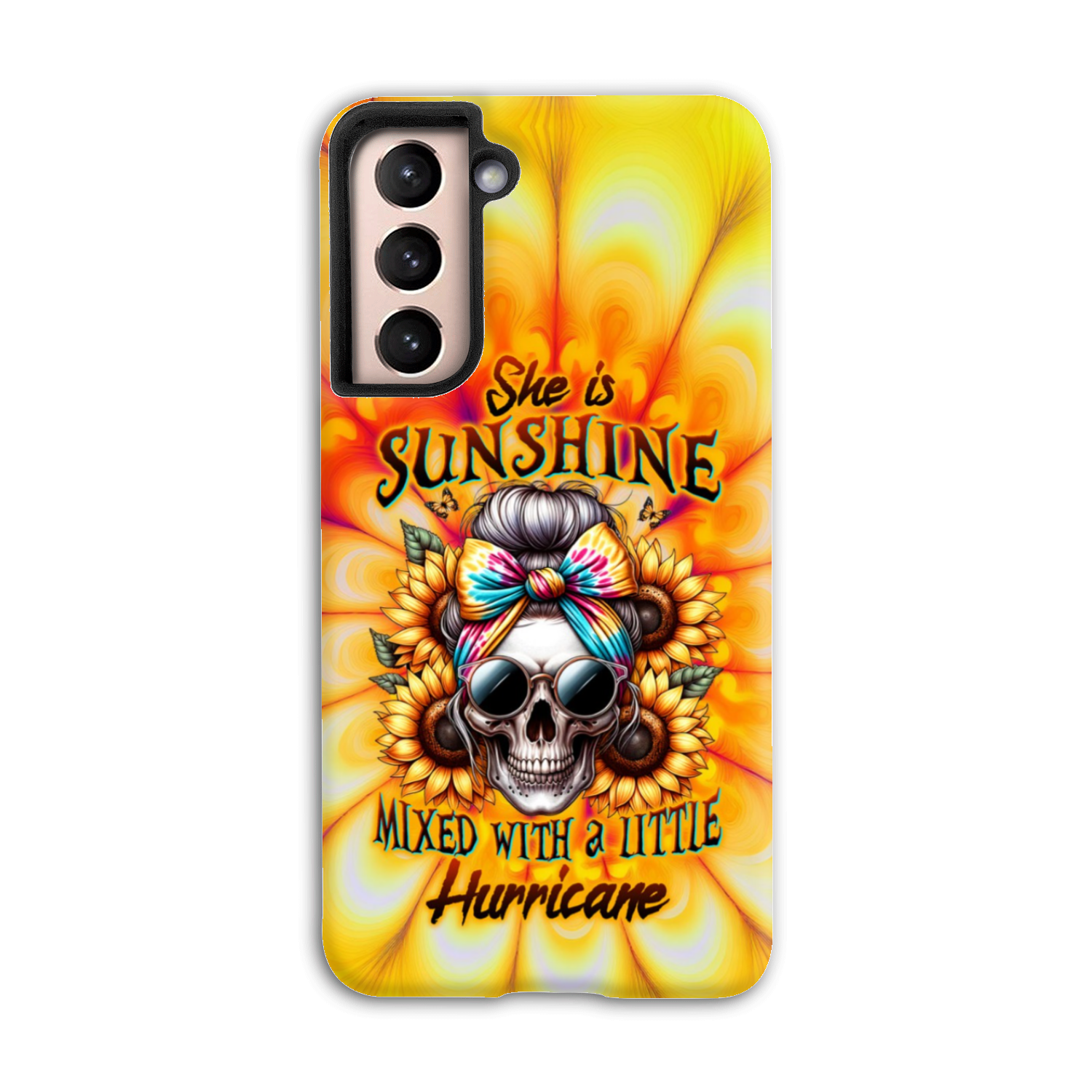 SHE IS SUNSHINE SKULL TIE DYE PHONE CASE – TLTW0711231