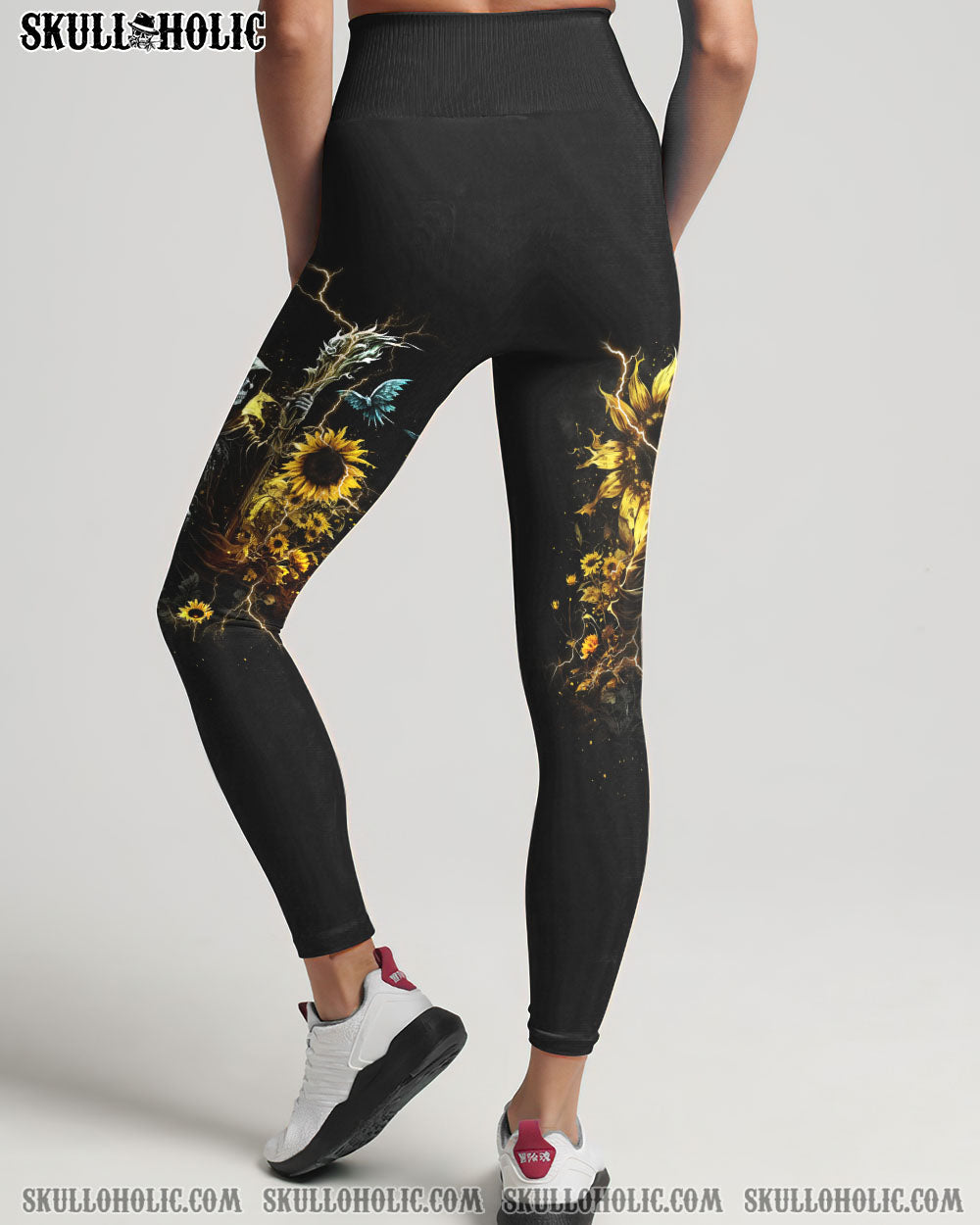 SHE IS SUNSHINE SUNFLOWER SKULL ALL OVER PRINT – YHHN1403234