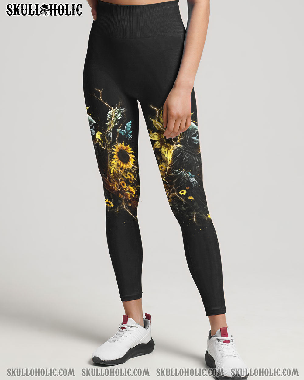 SHE IS SUNSHINE SUNFLOWER SKULL ALL OVER PRINT – YHHN1403234