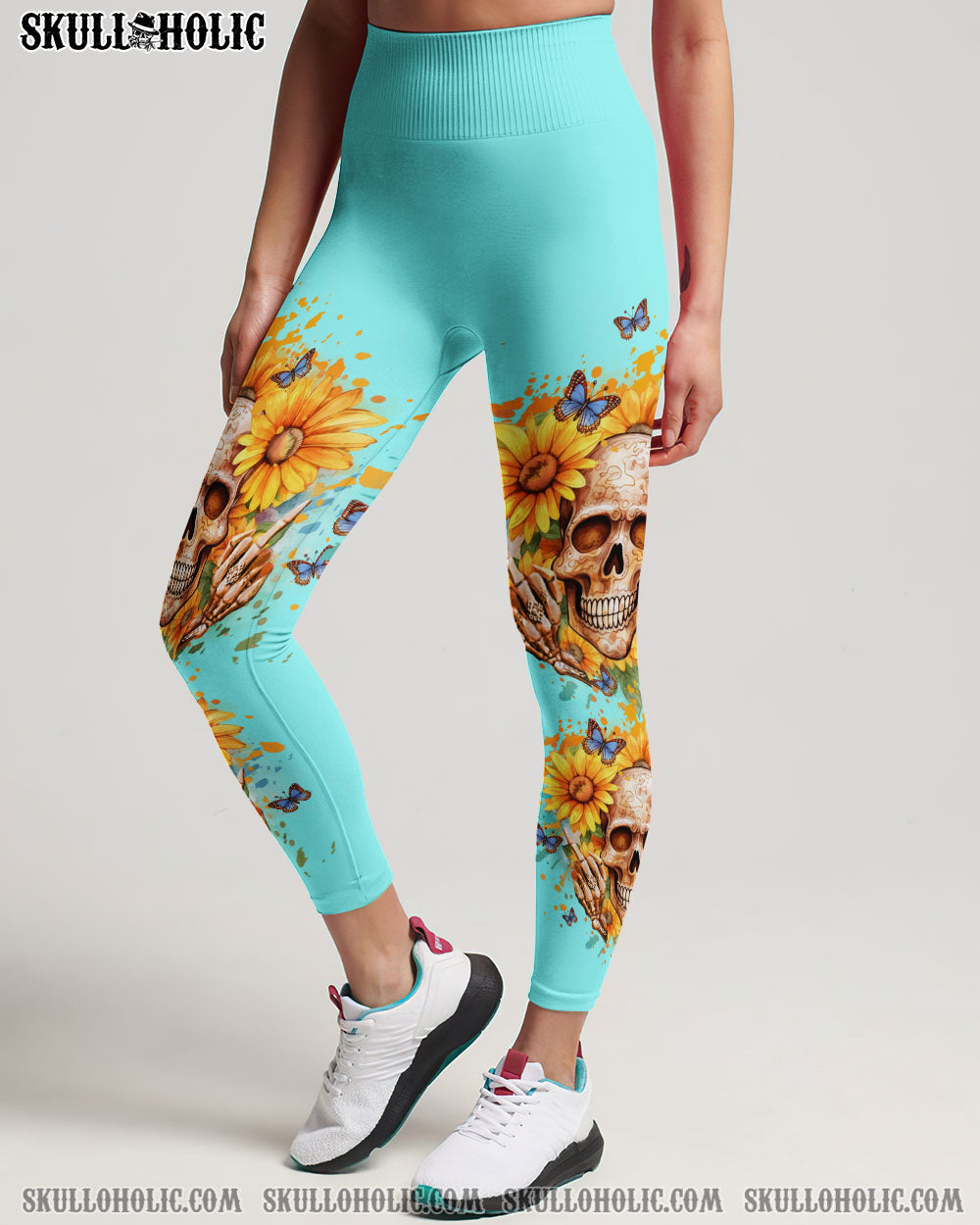 SHE IS SUNSHINE SUNFLOWER SKULL ALL OVER PRINT – YHLT2011231