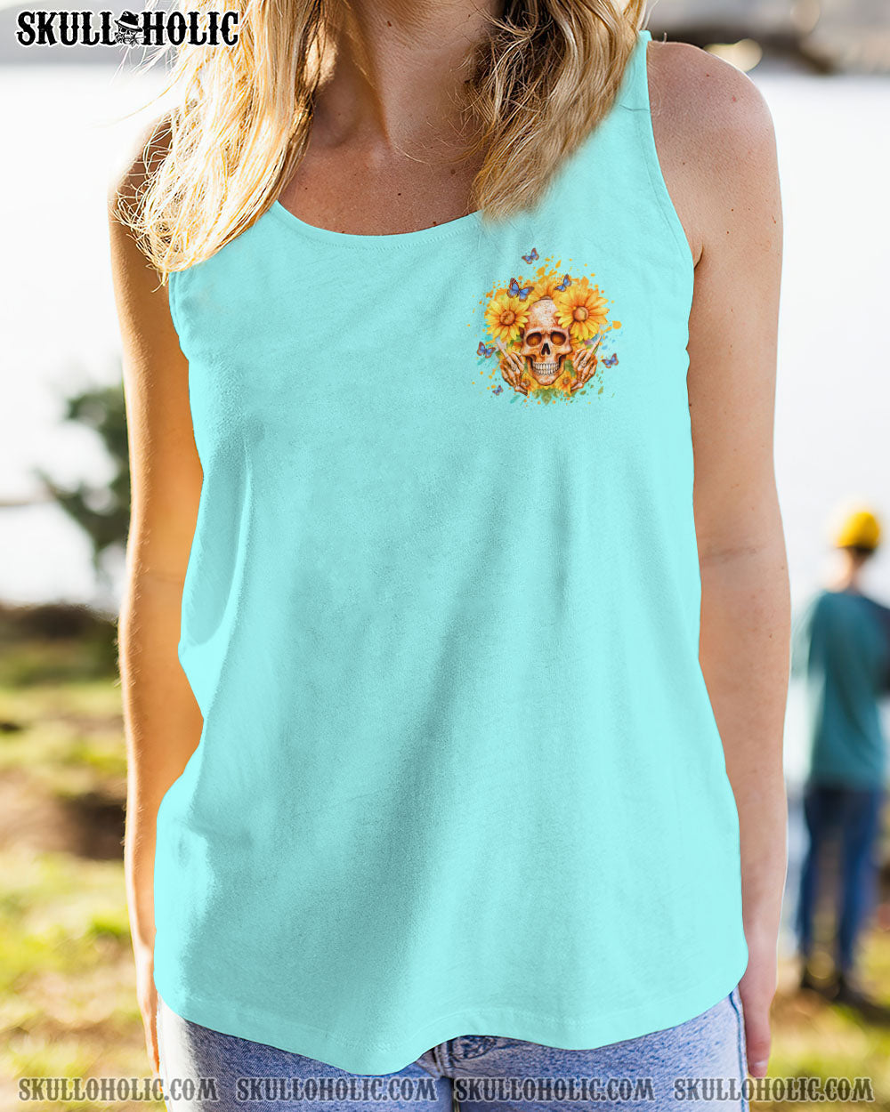 SHE IS SUNSHINE SUNFLOWER SKULL ALL OVER PRINT – YHLT2011231