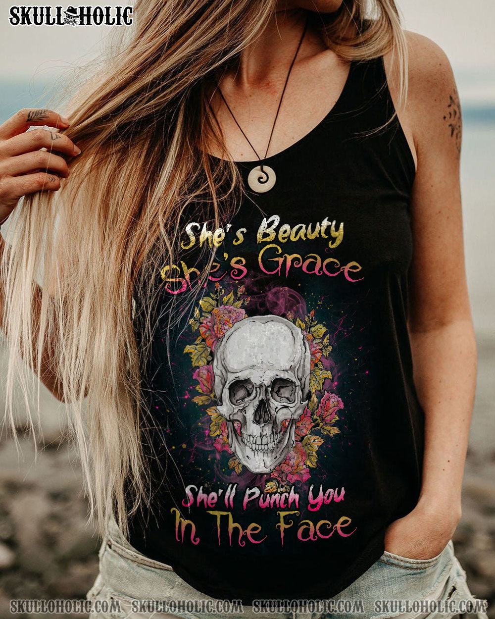 SHE’S BEAUTY SHE’S GRACE ALL OVER PRINT – TLNZ2112222