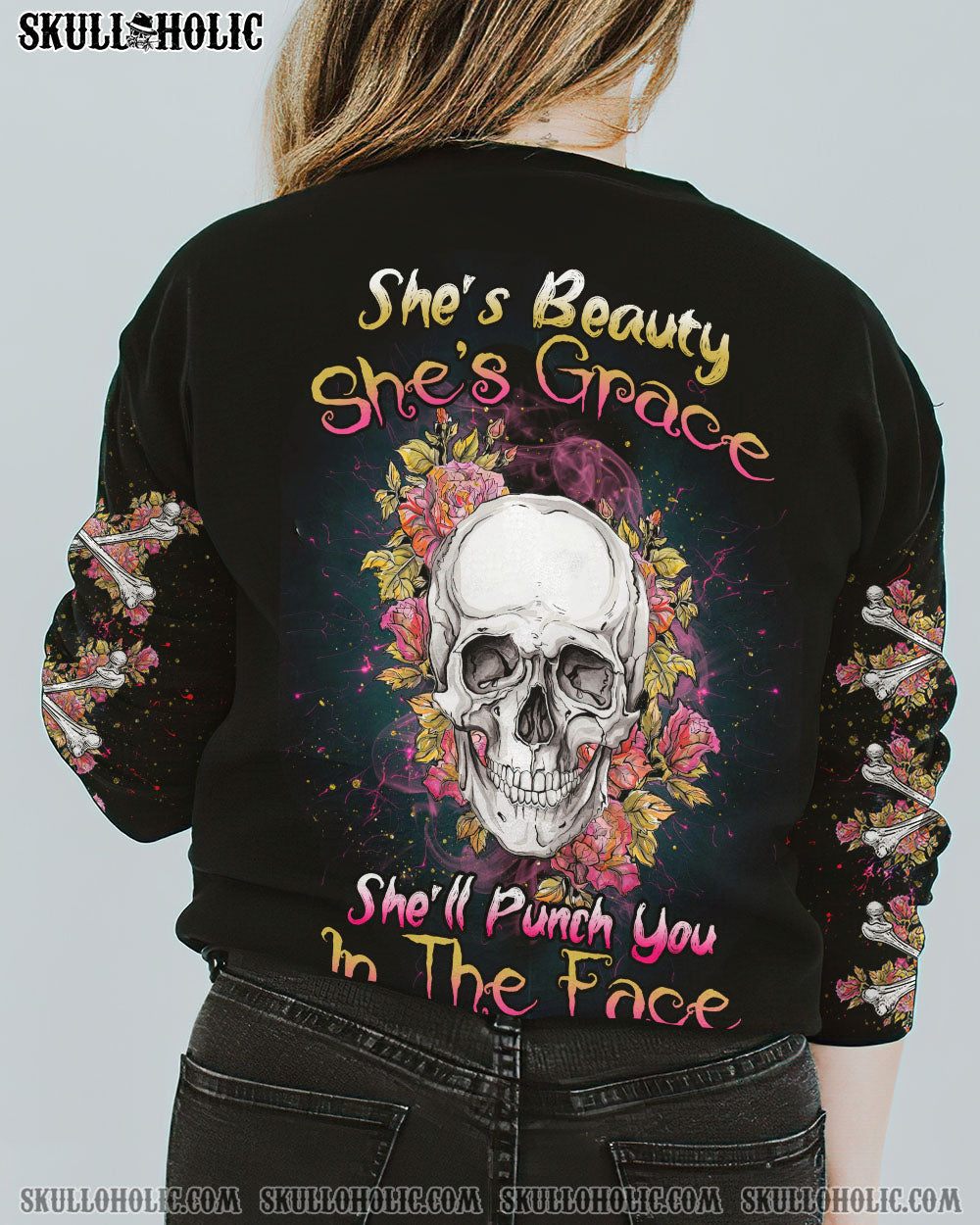 SHE’S BEAUTY SHE’S GRACE ALL OVER PRINT – TLNZ2112222