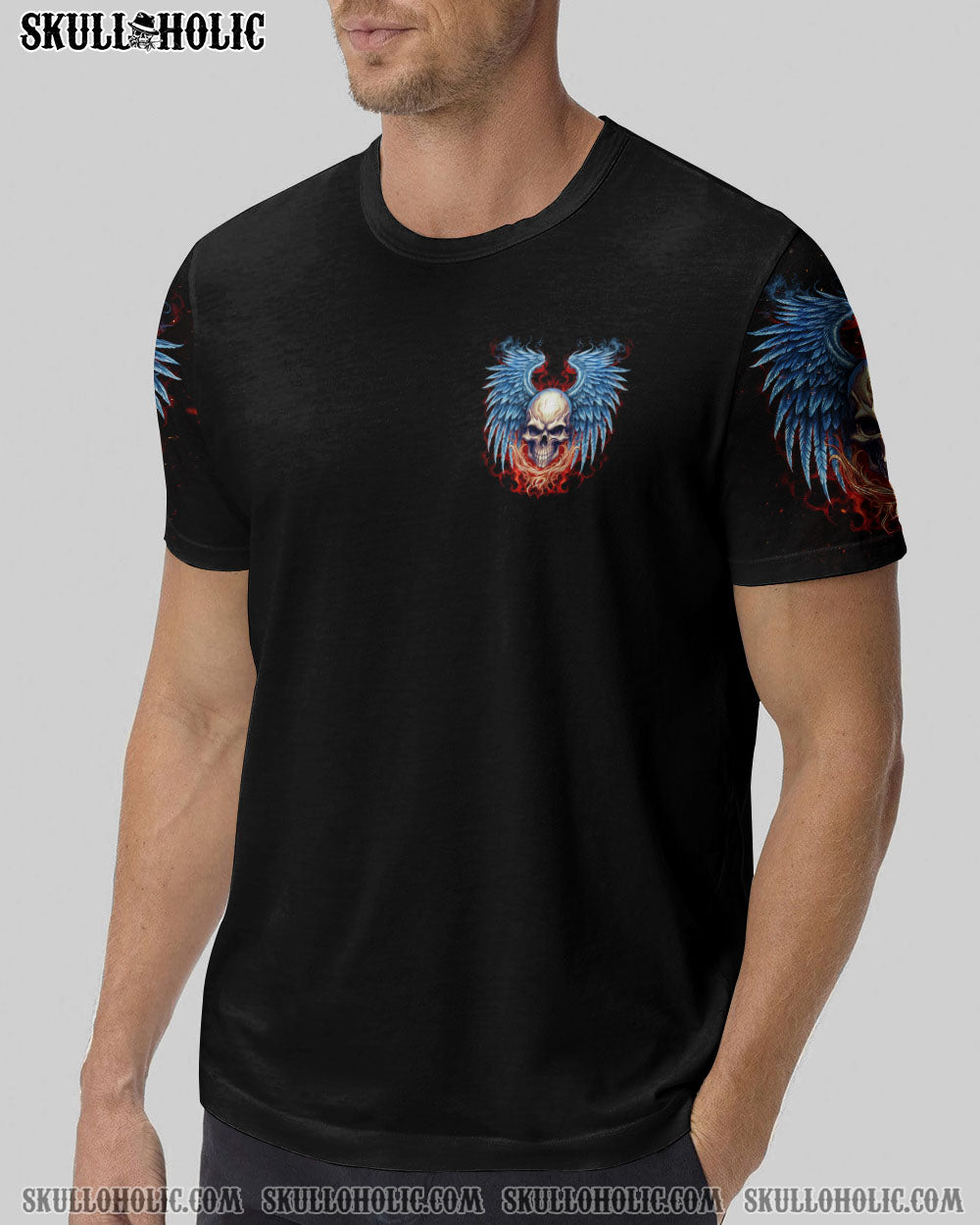 SHOW NO MERCY SKULL WINGS ALL OVER PRINT – TLNZ1305232