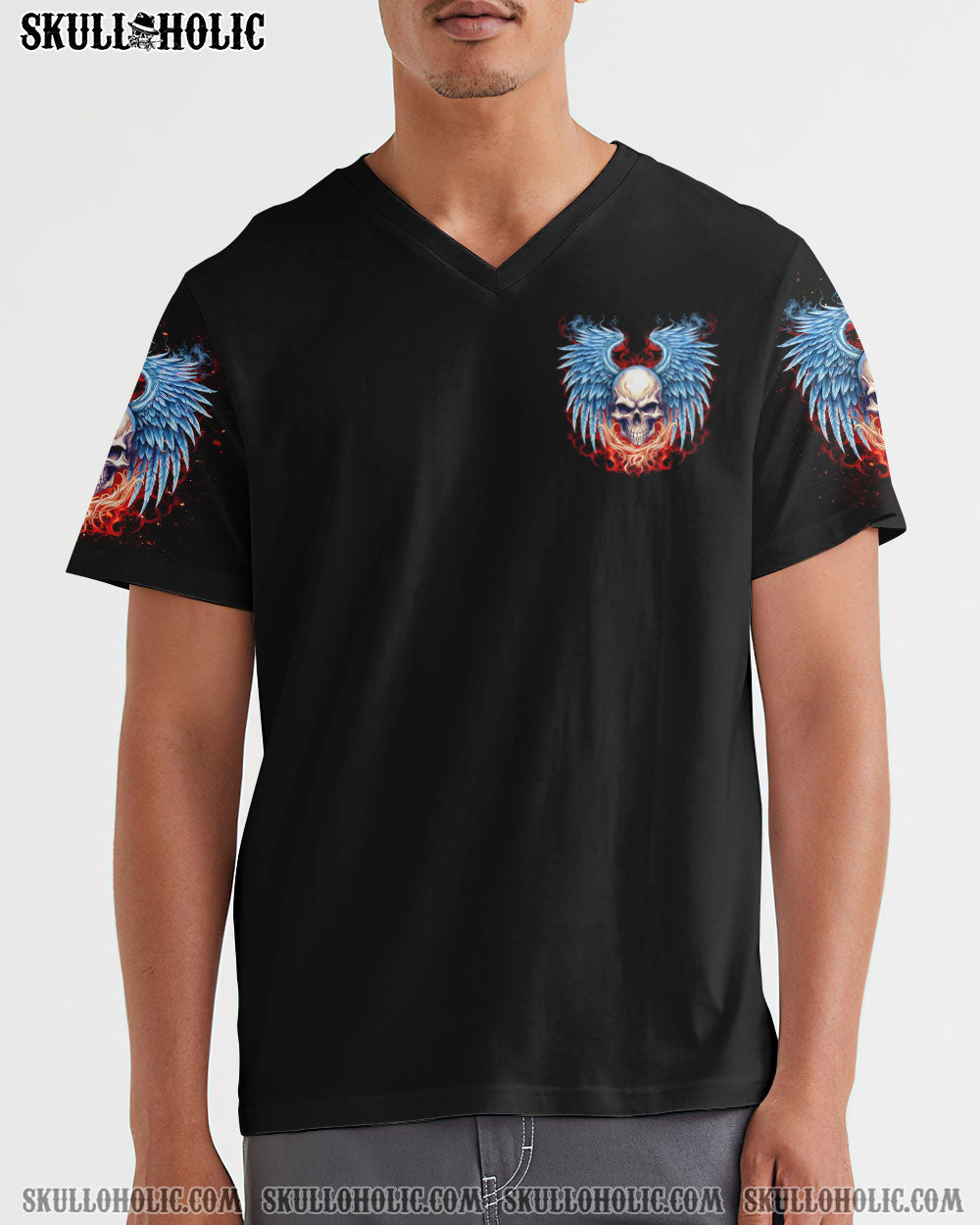 SHOW NO MERCY SKULL WINGS ALL OVER PRINT – TLNZ1305232