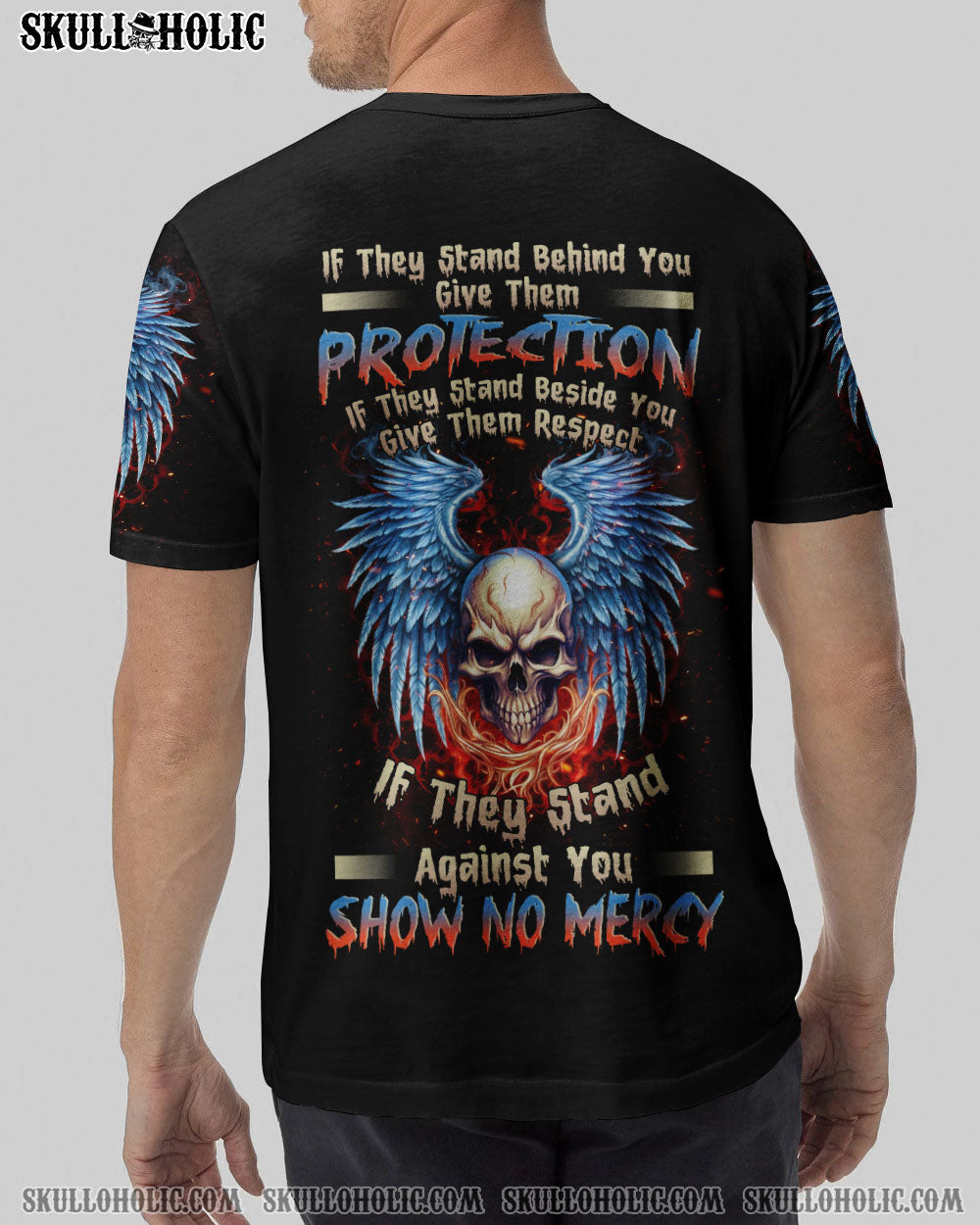 SHOW NO MERCY SKULL WINGS ALL OVER PRINT – TLNZ1305232