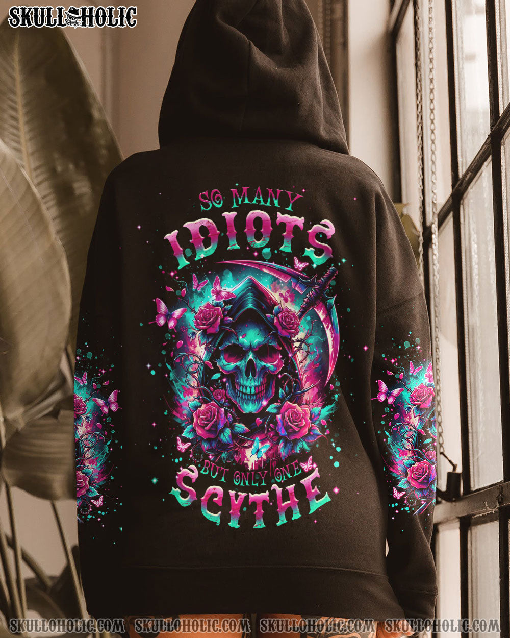SO MANY IDIOTS REAPER SKULL ALL OVER PRINT – TLNT3101242