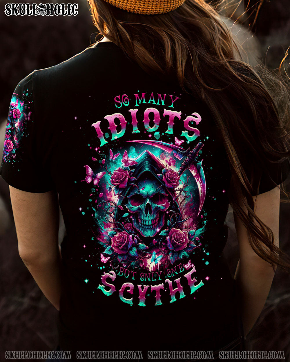 SO MANY IDIOTS REAPER SKULL ALL OVER PRINT – TLNT3101242