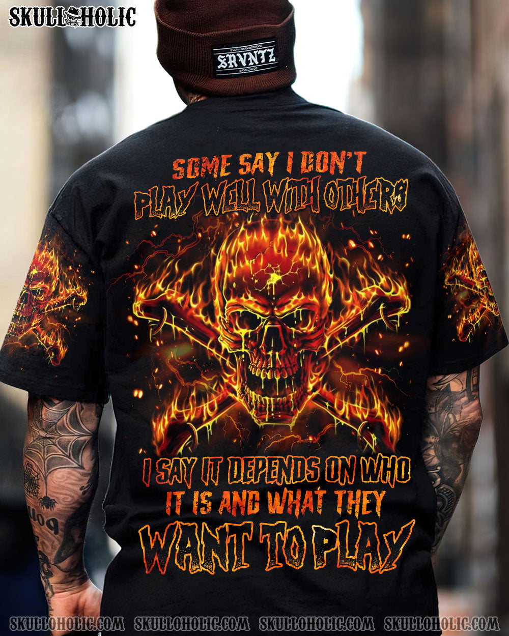 SOME SAY I DON'T PLAY WELL WITH OTHERS ALL OVER PRINT - YHLN1605232