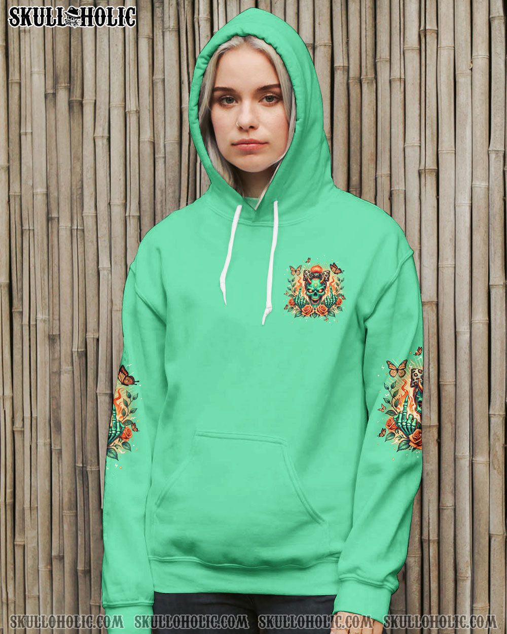 SOMETIMES EVEN THE DEVIL MESSY BUN ALL OVER PRINT – TLPQ2607242