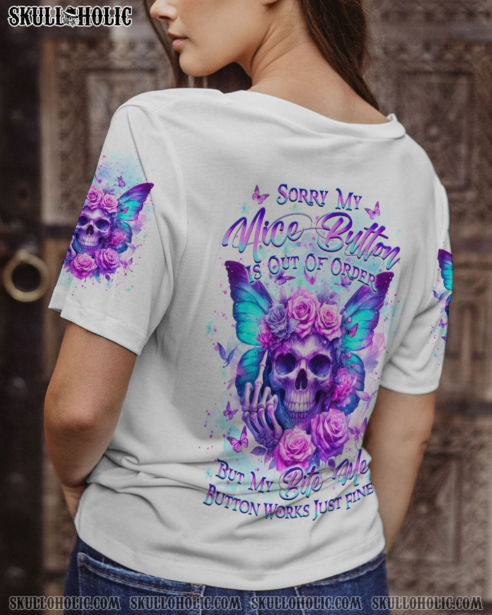 SORRY MY NICE BUTTON IS OUT OF ORDER ALL OVER PRINT – YHKD2003244