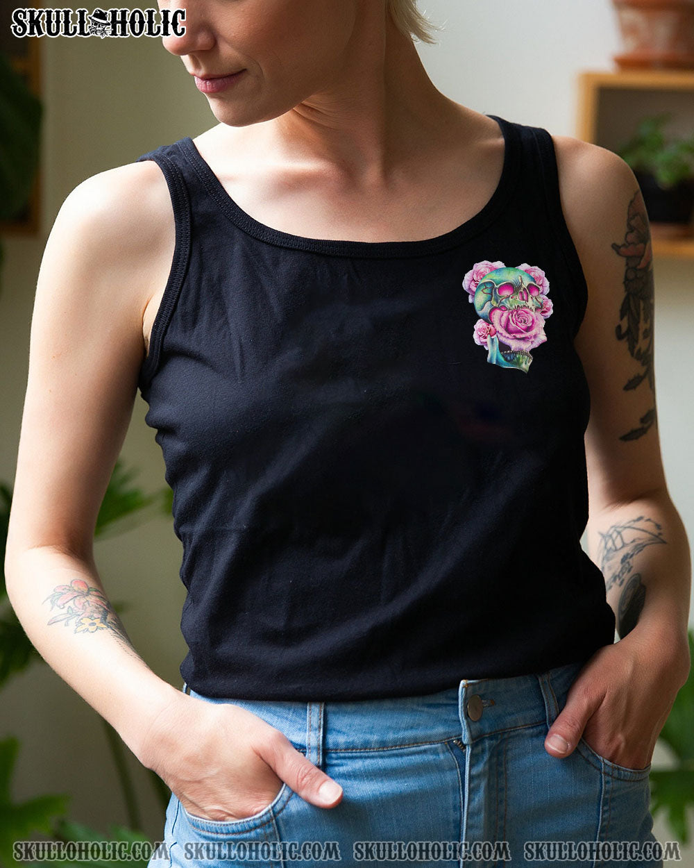 SORRY THERE IS NO FILTER ROSE SKULL ALL OVER PRINT – TLTR3101233