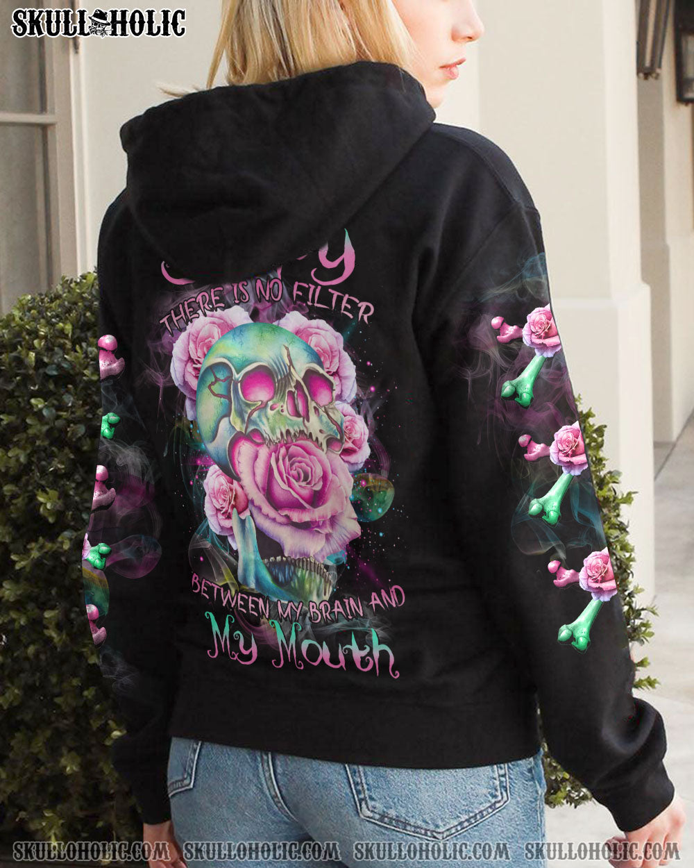 SORRY THERE IS NO FILTER ROSE SKULL ALL OVER PRINT – TLTR3101233