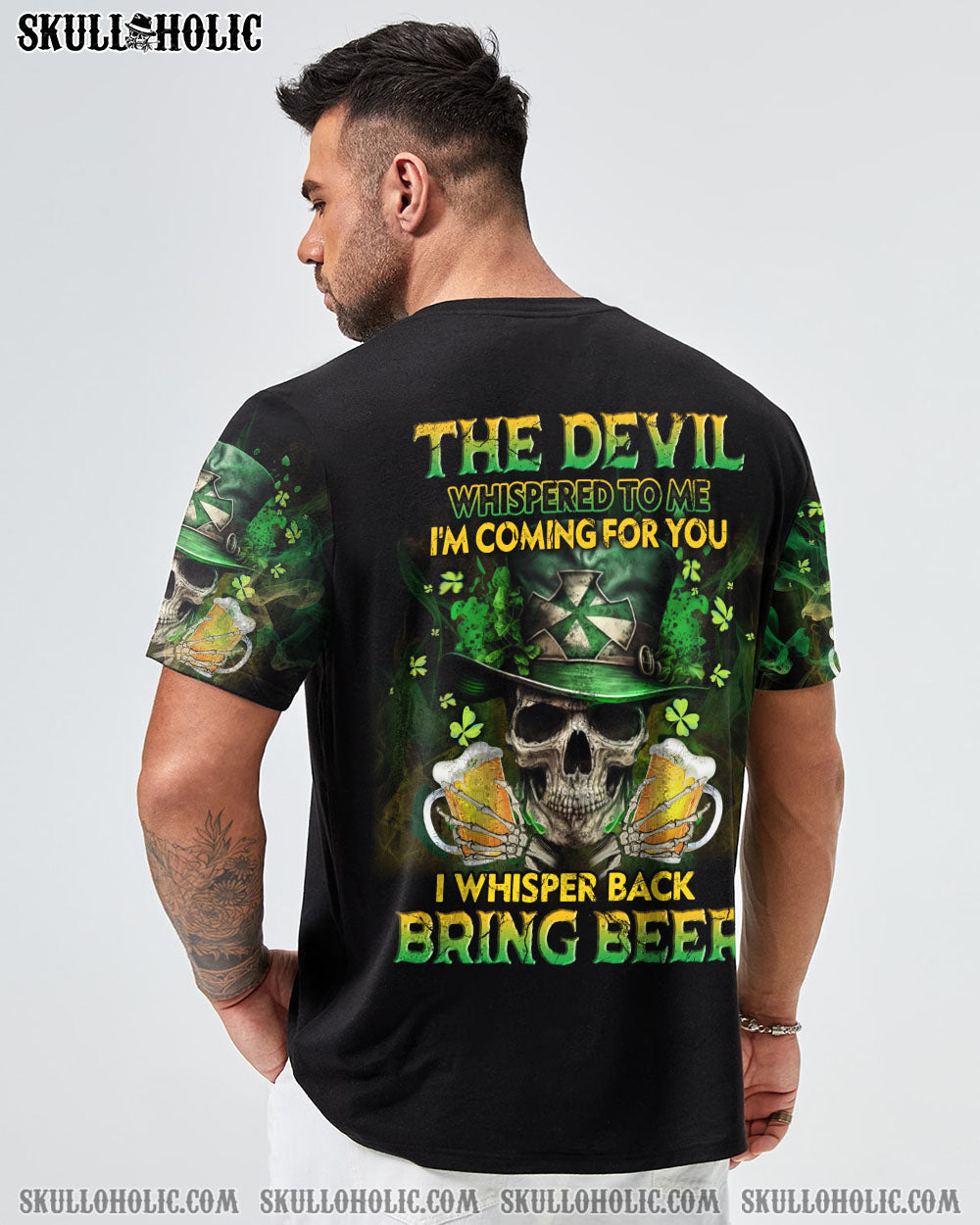 ST. PATRICK’S DAY BEER SKULL ALL OVER PRINT – YHLN1302233
