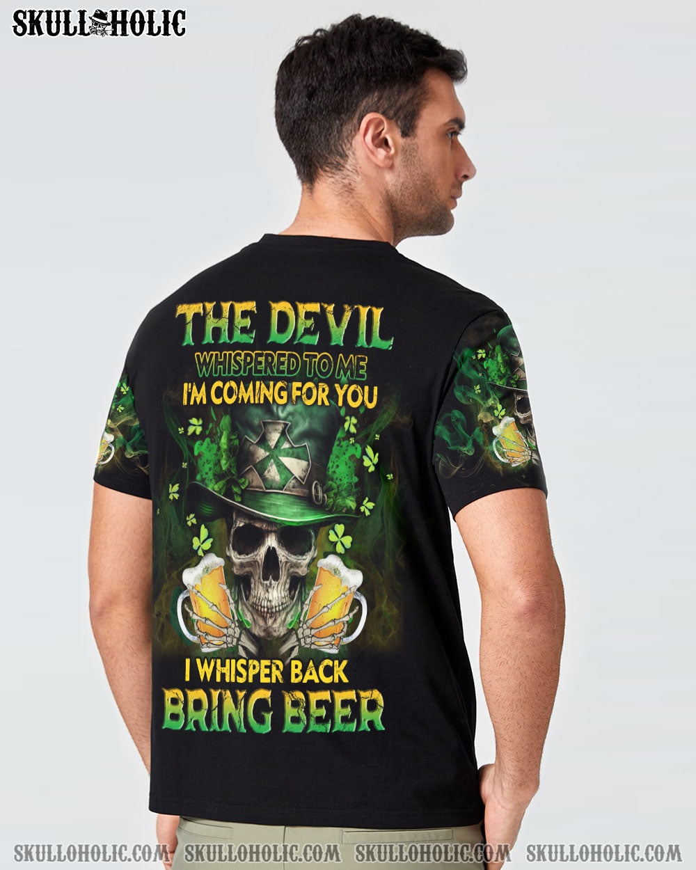 ST. PATRICK’S DAY BEER SKULL ALL OVER PRINT – YHLN1302233