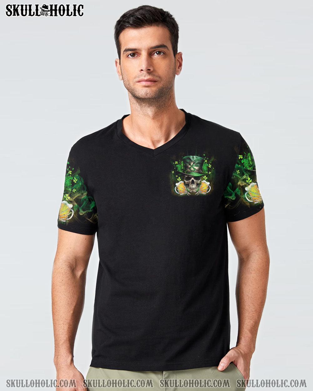 ST. PATRICK’S DAY BEER SKULL ALL OVER PRINT – YHLN1302233
