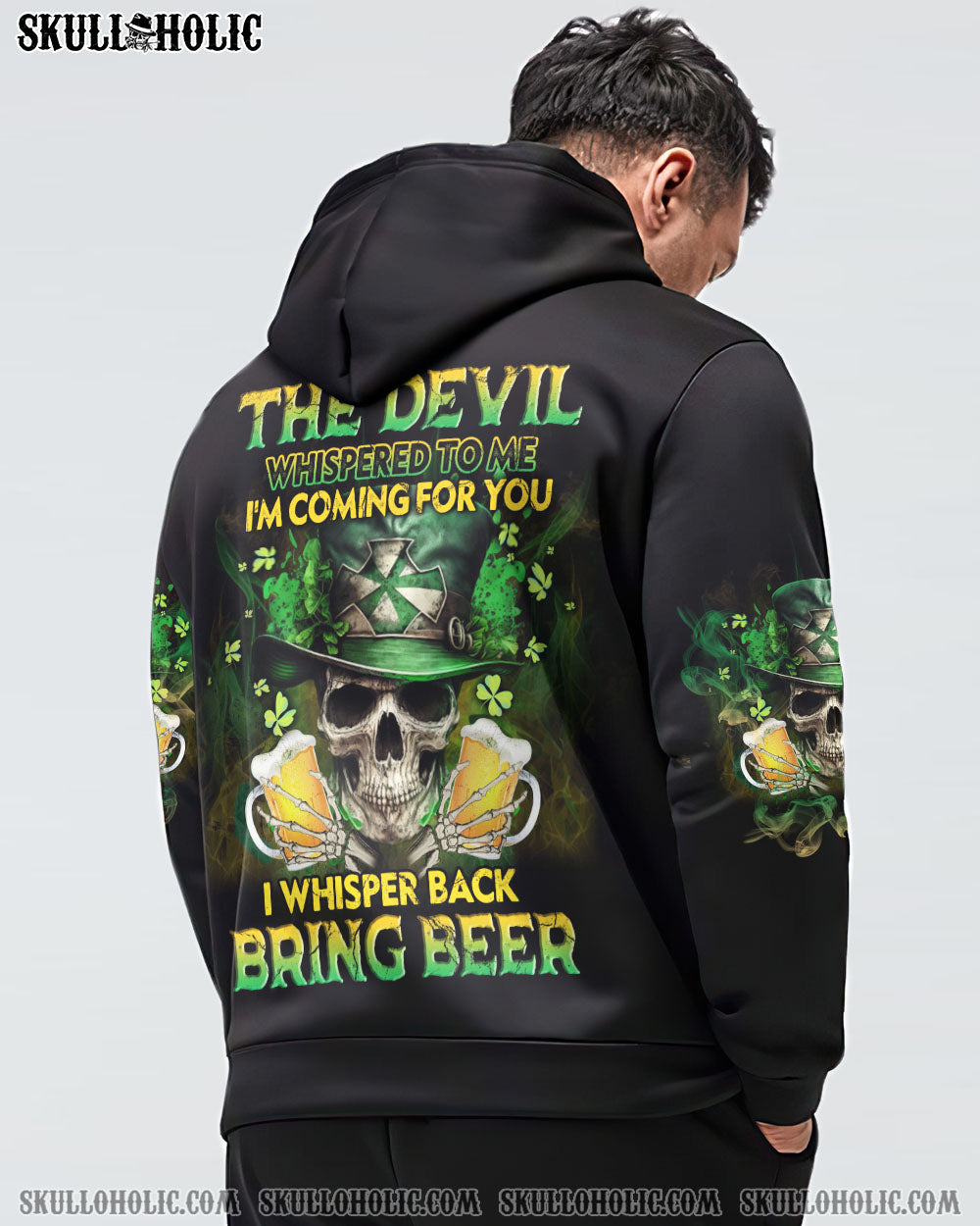 ST. PATRICK’S DAY BEER SKULL ALL OVER PRINT – YHLN1302233