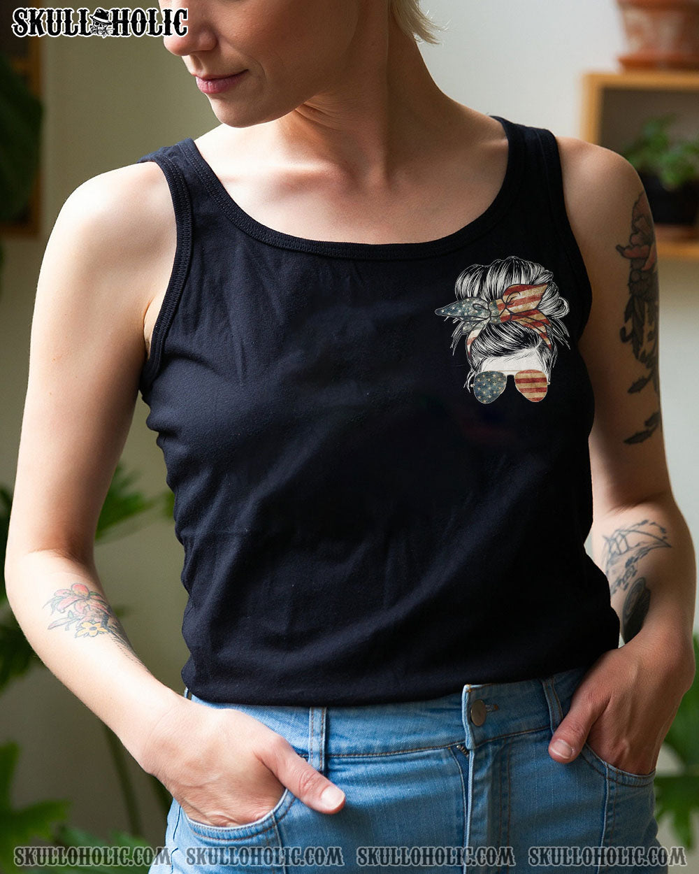 STOP ASKING MESSY BUN ALL OVER PRINT – TLTW2412221