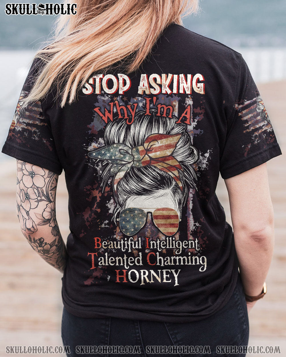 STOP ASKING MESSY BUN ALL OVER PRINT – TLTW2412221