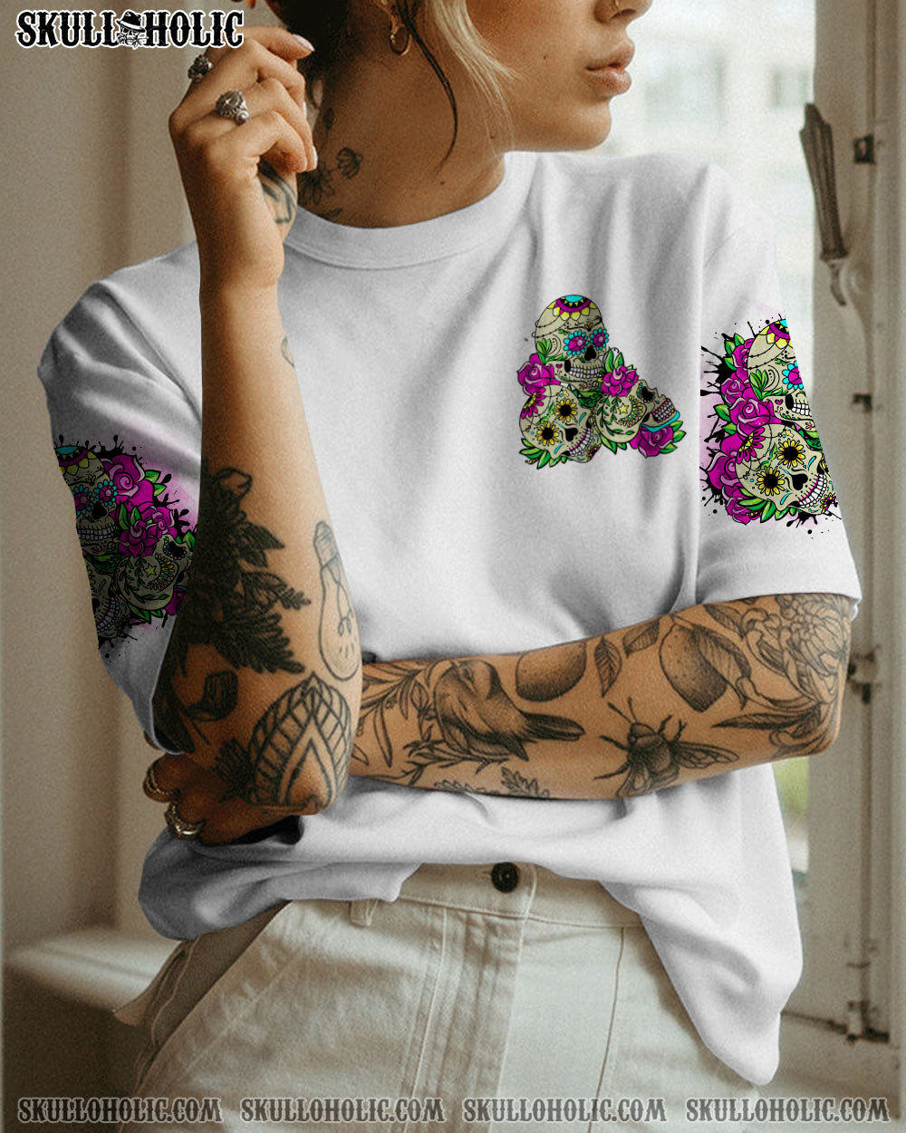 STUCK BETWEEN 3 SKULLS ALL OVER PRINT – TLNO0602231