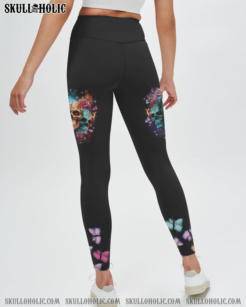 STUCK BETWEEN IDK IDC AND IDGAF 3 ROSE SKULLS FIRE ALL OVER PRINT – TLTM0702232