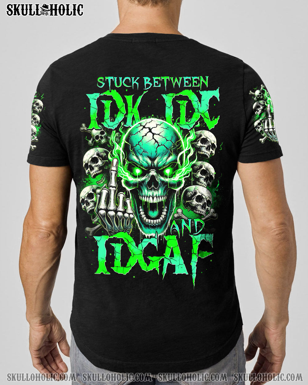 STUCK BETWEEN IDK IDC AND IDGAF ALL OVER PRINT – TYTM2406242