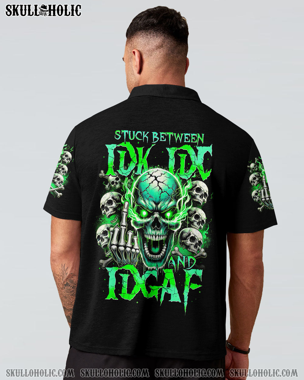 STUCK BETWEEN IDK IDC AND IDGAF ALL OVER PRINT – TYTM2406242