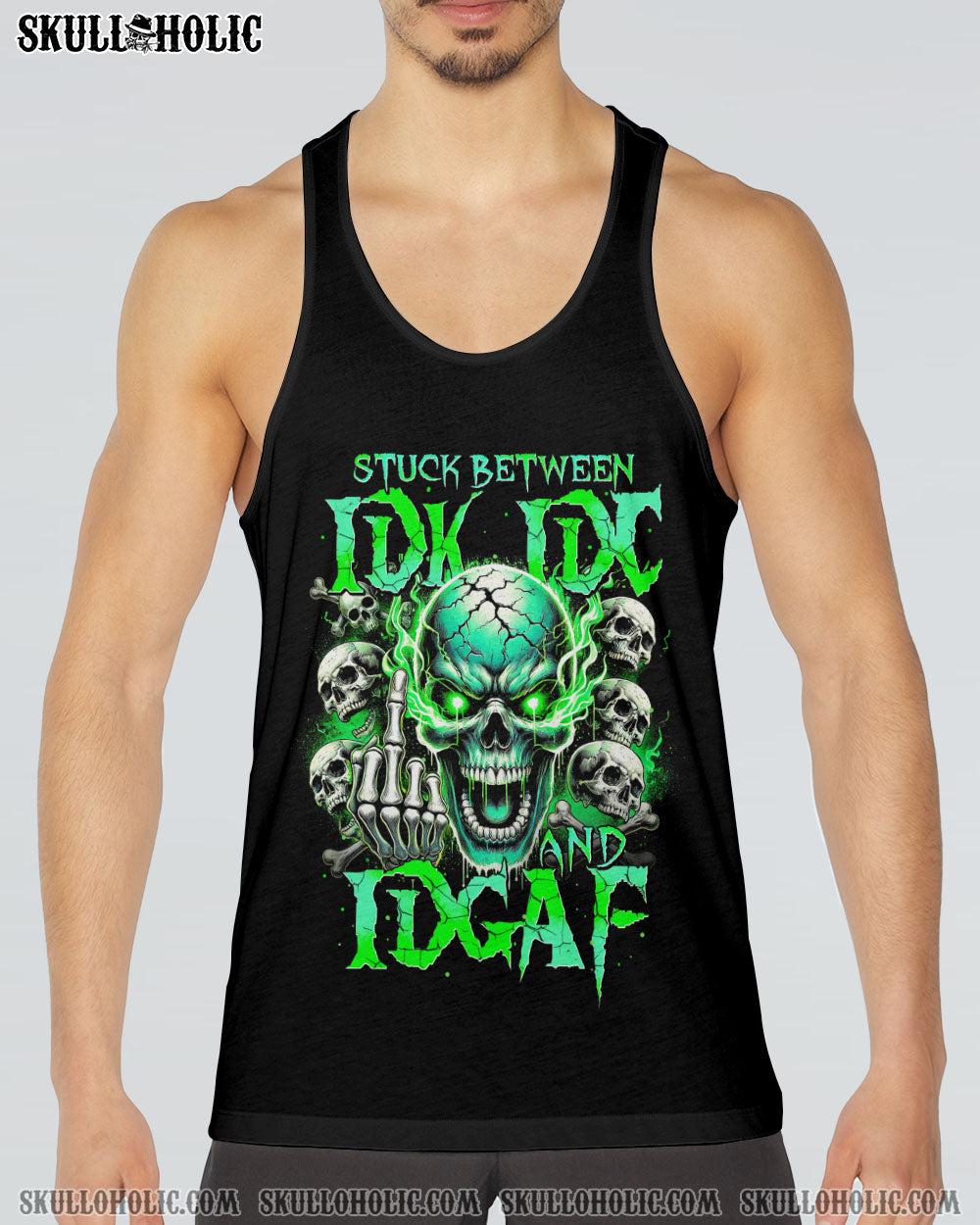 STUCK BETWEEN IDK IDC AND IDGAF ALL OVER PRINT – TYTM2406242
