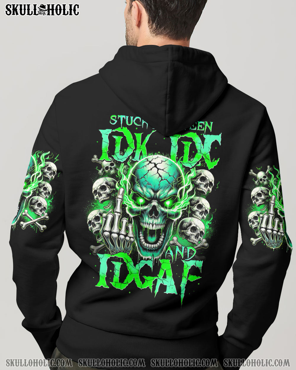 STUCK BETWEEN IDK IDC AND IDGAF ALL OVER PRINT – TYTM2406242