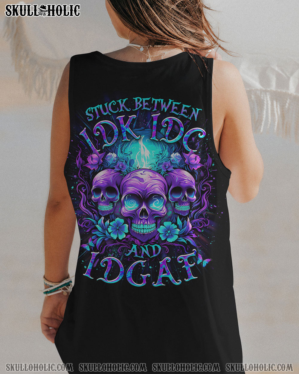 STUCK BETWEEN IDK IDC AND IDGAF ALL OVER PRINT – YHDU1010231