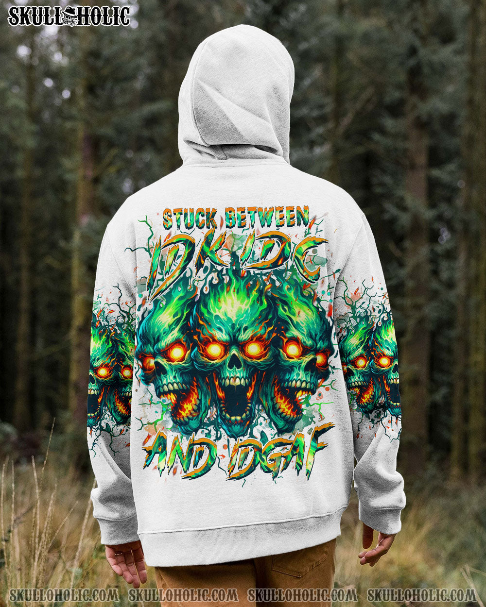 STUCK BETWEEN IDK IDC AND IDGAF ALL OVER PRINT – YHHN1807244