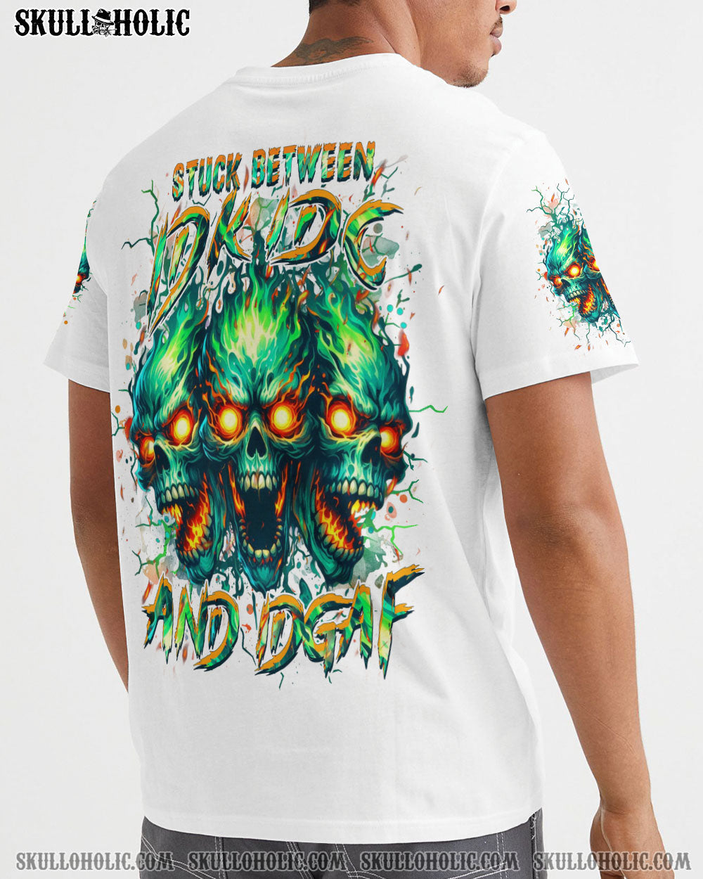 STUCK BETWEEN IDK IDC AND IDGAF ALL OVER PRINT – YHHN1807244